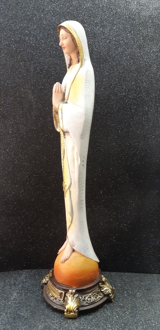 Nossa Senhora Do Silêncio História Imagem Nossa Senhora Do Silencio Resina 30cm Frete Grátis - R$ 145,00
