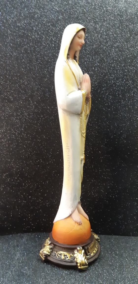 Nossa Senhora Do Silêncio História Imagem Nossa Senhora Do Silencio Resina 30cm Frete Grátis - R$ 145,00