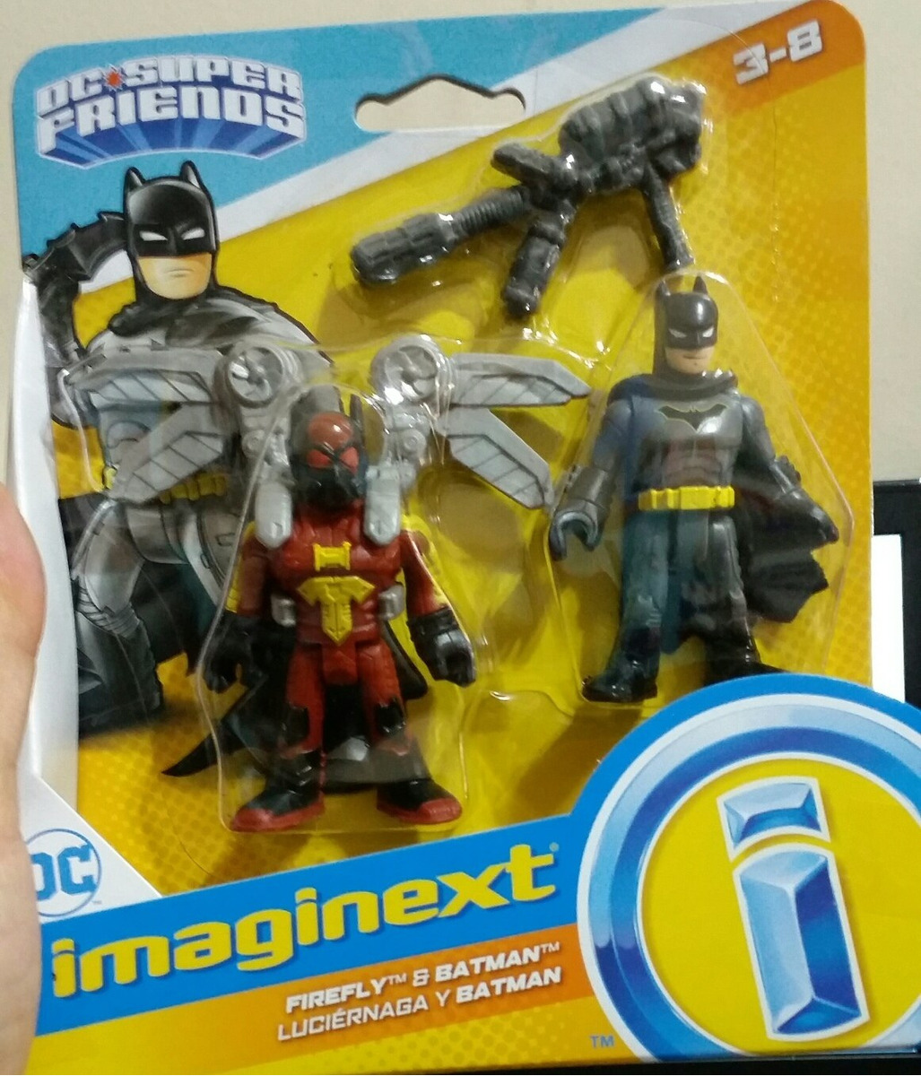 Imaginext DC Super Friends Firefly & Batman 2 Action Figures for sale online 