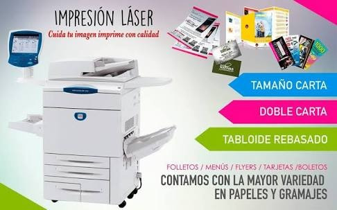 Impresion Digital Carta Oficio Doble Carta Tabloide - $ 1 