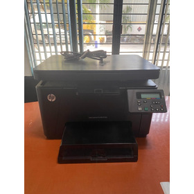 Impresora A Color Multifunción Hp Laserjet Pro M176n Negra