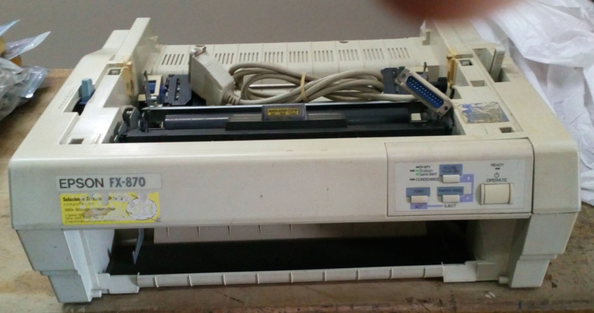EPSON FX 870 WINDOWS 7 DRIVERS DOWNLOAD