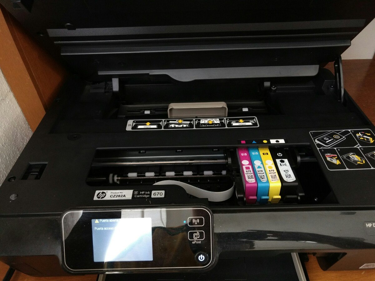 تعريف طابعه Hp Deskjet 4535 / Replacing a Cartridge - HP ...