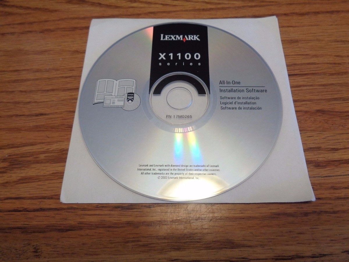 logiciel lexmark x1100