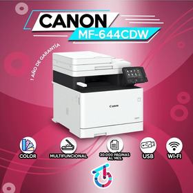 Impresora Multifuncional Canon Láser Sensys Mf-644cdw Color 