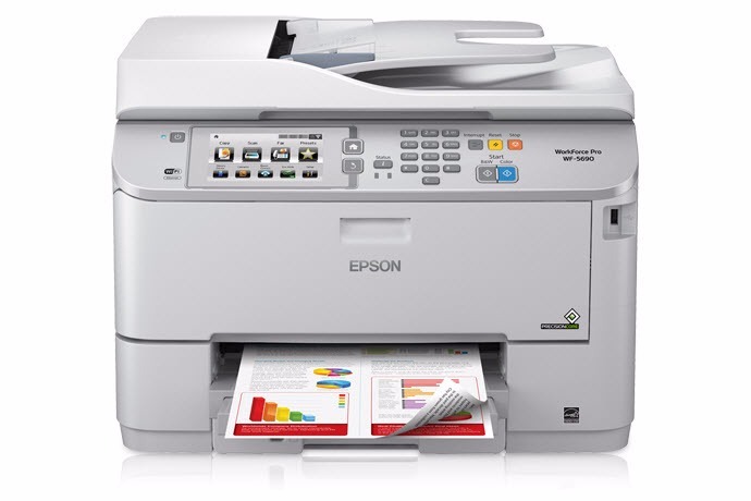 Impressora Multifuncional Epson  Wf 5690  Wireless Duplex 