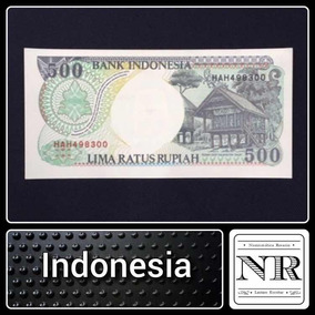 INDONESIA 500 RUPIAH P-128e 1992 6 UNC ORANGUTAN 2 PCS
