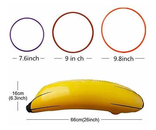 26 Inch Inflatable Banana Ring Toss Game For Hen Party Fun