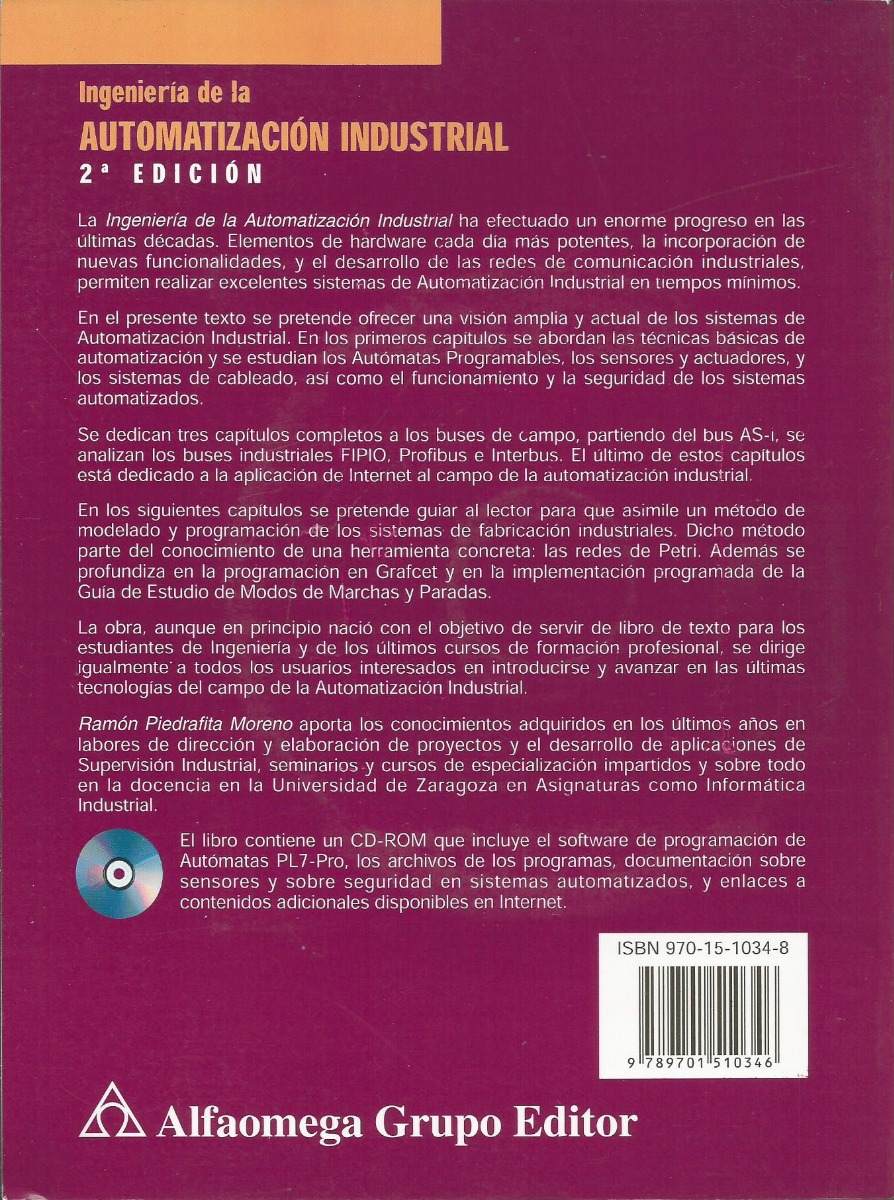 ingenieria de la automatizacion industrial ramon piedrafita