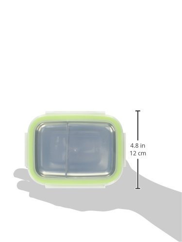 Innobaby Keepin Fresh Stainless Divided Bento Verde
