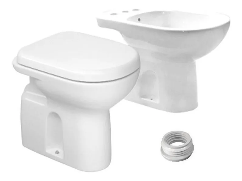 Sanitarios Deca Inodoro Corto Bidet Deca Vogue Juego Sanitarios Loza Blanco 18 491 51
