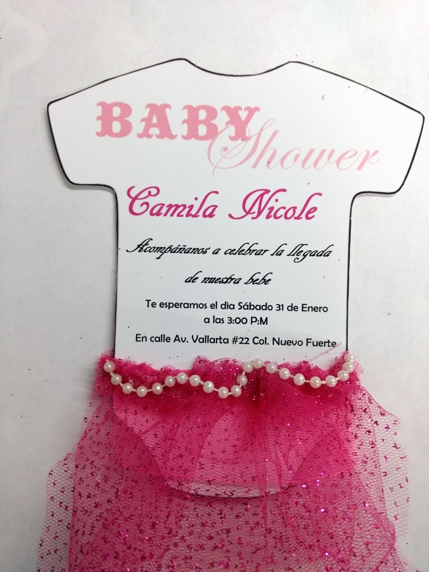 Invitacion Baby Shower Nina 10pzas 200 00 En Mercado Libre Invitacion Baby Shower Nina 10pzas 200 00 En Mercado Libre