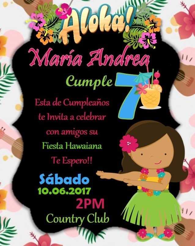 Invitaciones De Cumpleaos Hawaianas Para Descargar Gratis 17 Invitaciones De Cumpleaos Hawaianas Para Descargar Gratis 17