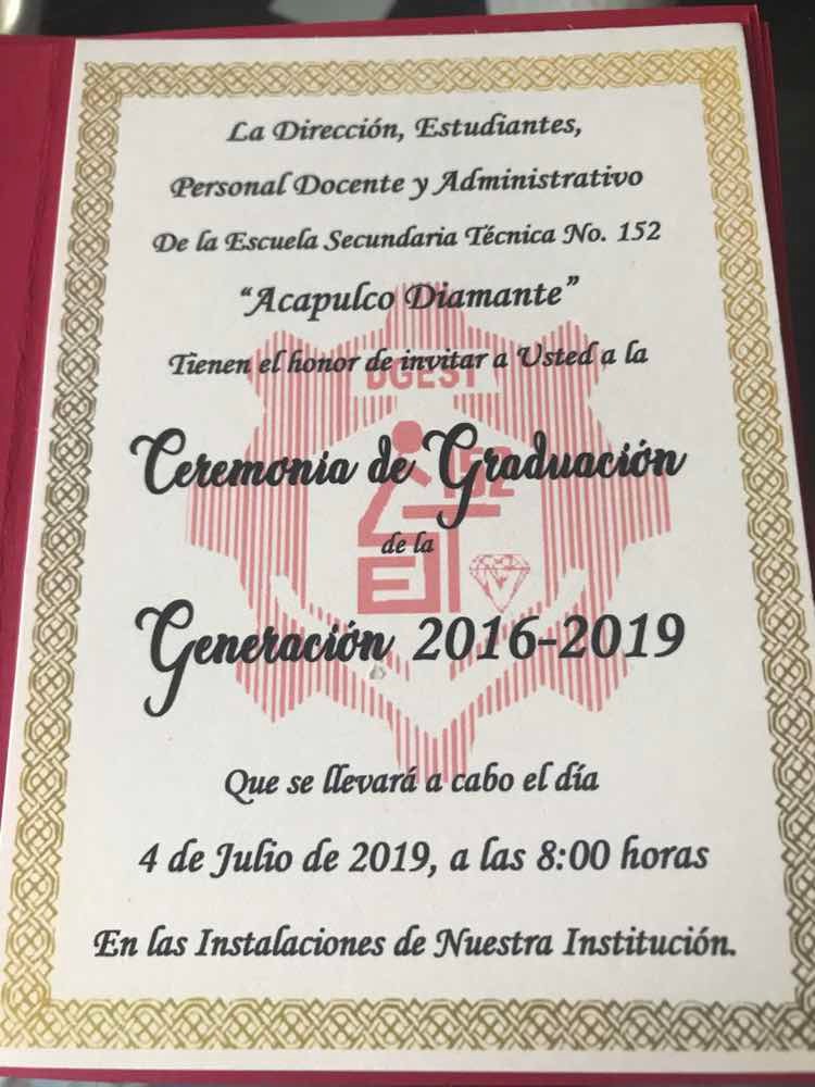 invitacion graduacion escolar primaria secundaria 35 inv formato para invitacion de graduacion