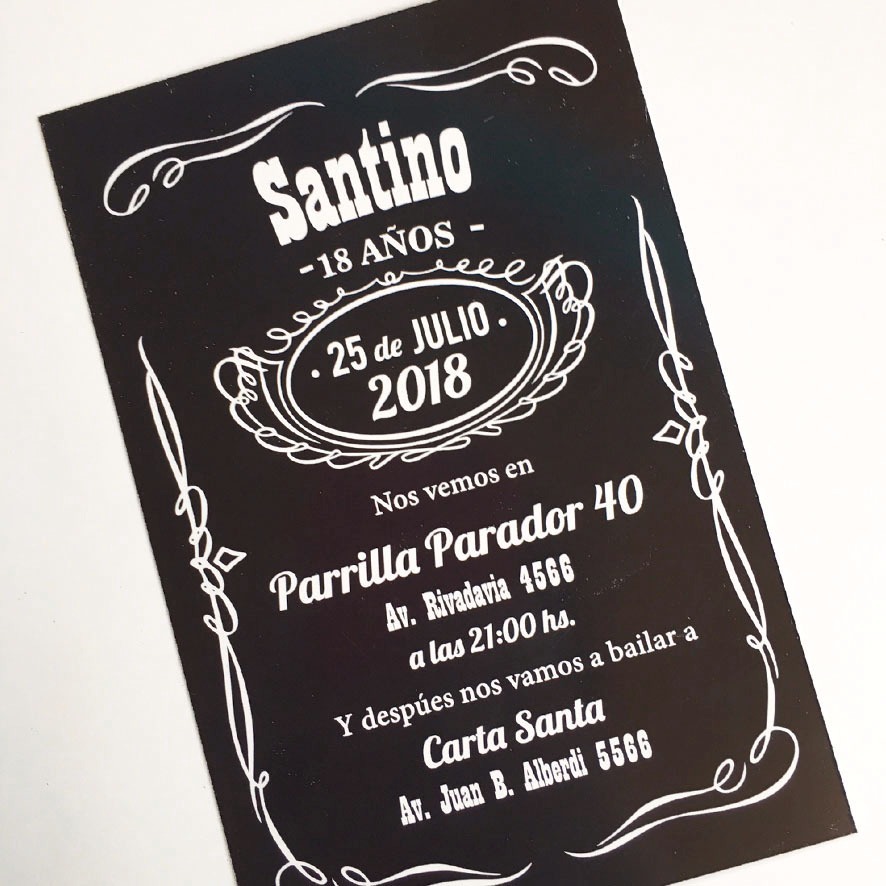 Invitacion 18 Años Varon Invitacion 18 Años Varon