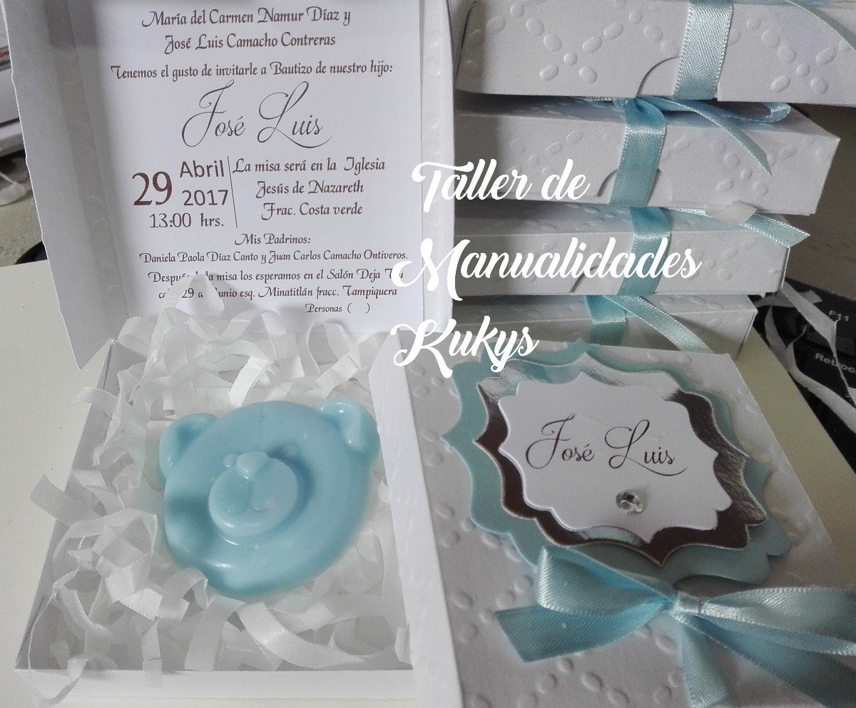 Invitaciones Para Bautizo Niño Originales Invitaciones Para Bautizo Niño Originales