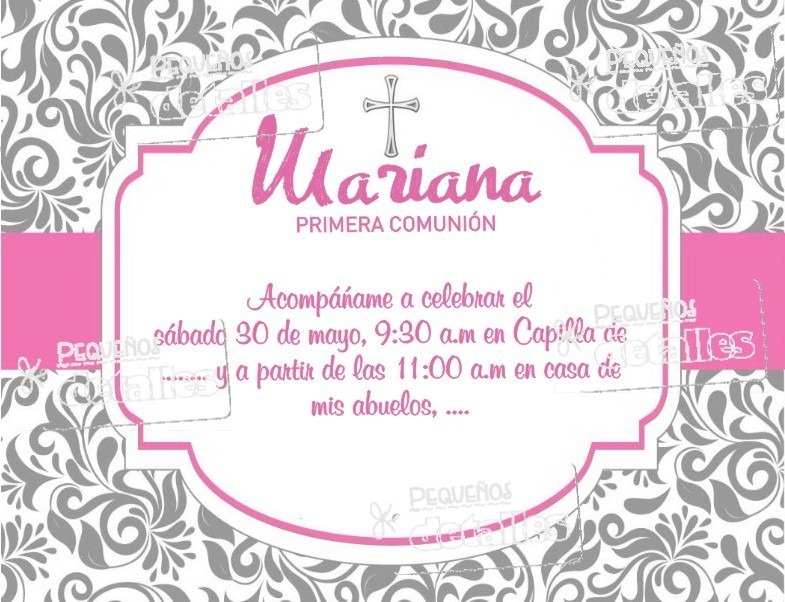 invitaciones de presentacion