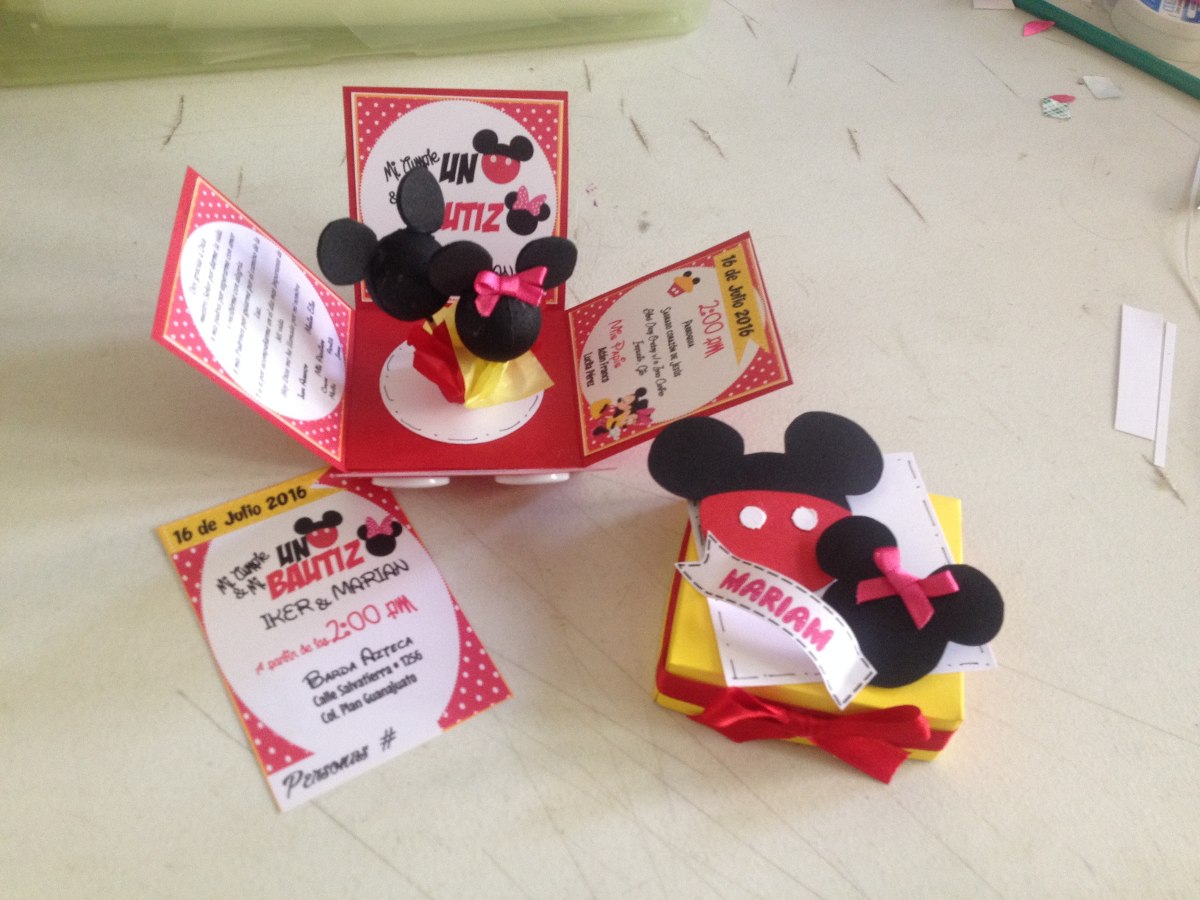 Invitaciones De Mickey Mouse Invitaciones De Mickey Mouse