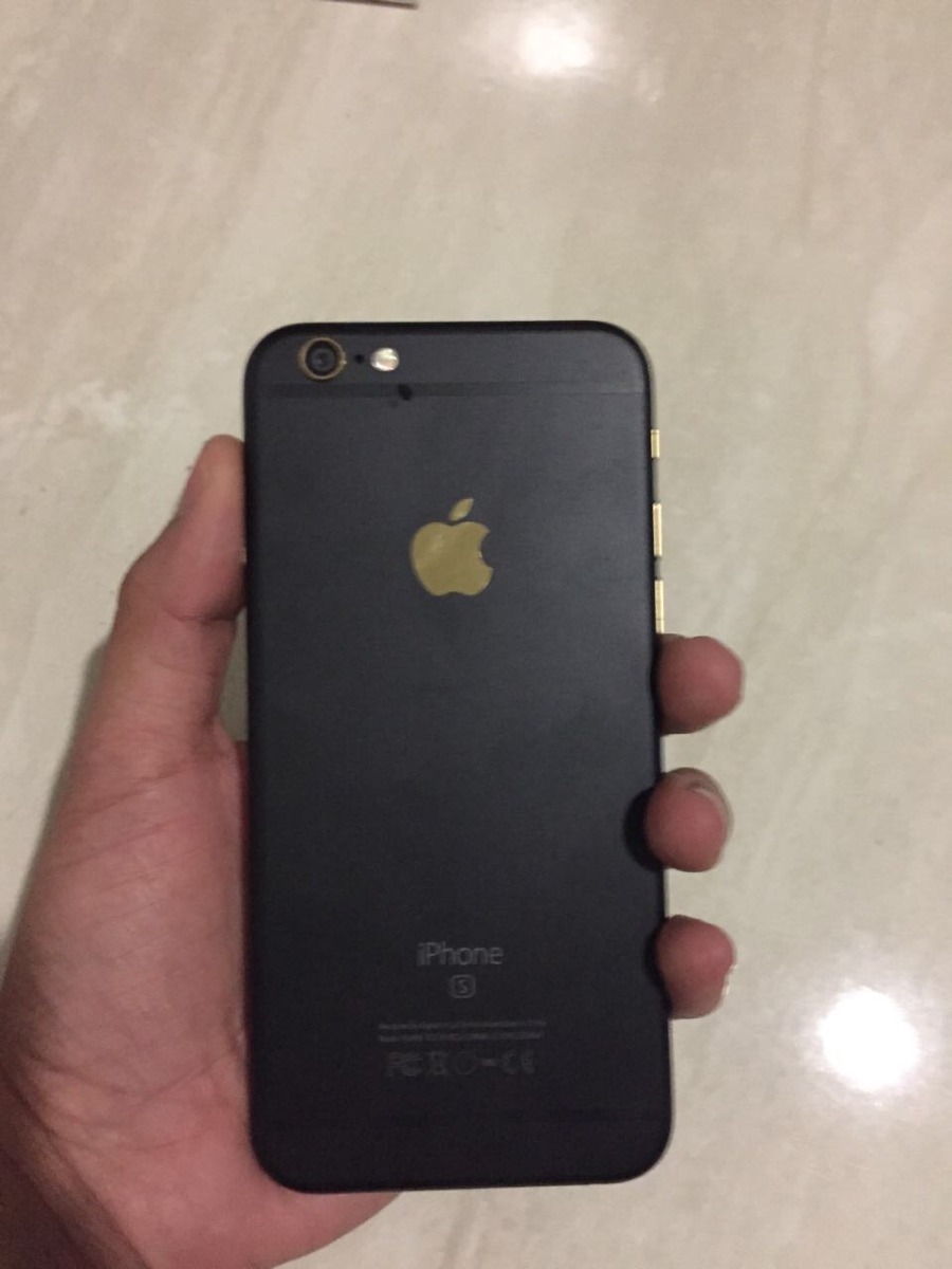 Iphone 6 Especial!!! (negro Con Dorado) - $ 8,900.00 en Mercado Libre