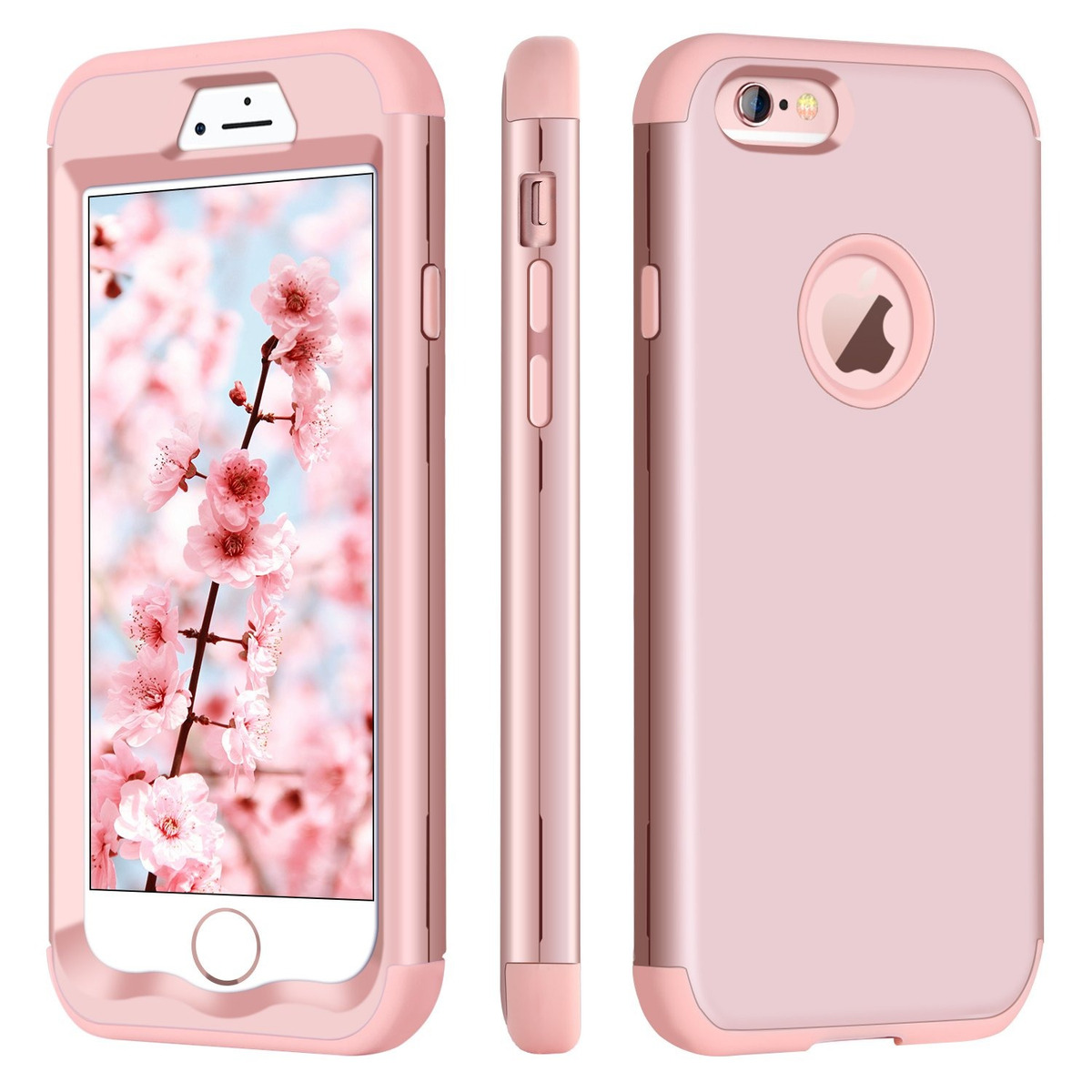 BENTOBEN iPhone 6 Funda iPhone 6s Funda 3 en 1 Carcasa Combinada BENTOBEN iPhone 6 Funda iPhone 6s Funda 3 en 1 Carcasa Combinada