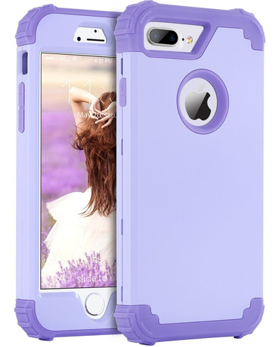 BENTOBEN Funda iPhone 7 Silicona Funda iPhone 8 3 en 1 Carcasa BENTOBEN Funda iPhone 7 Silicona Funda iPhone 8 3 en 1 Carcasa