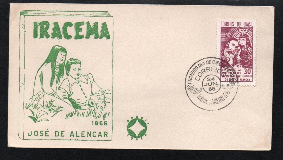 Iracema-romance José De Alencar.fdc C/selo Evento. - R$ 25,00 em ...