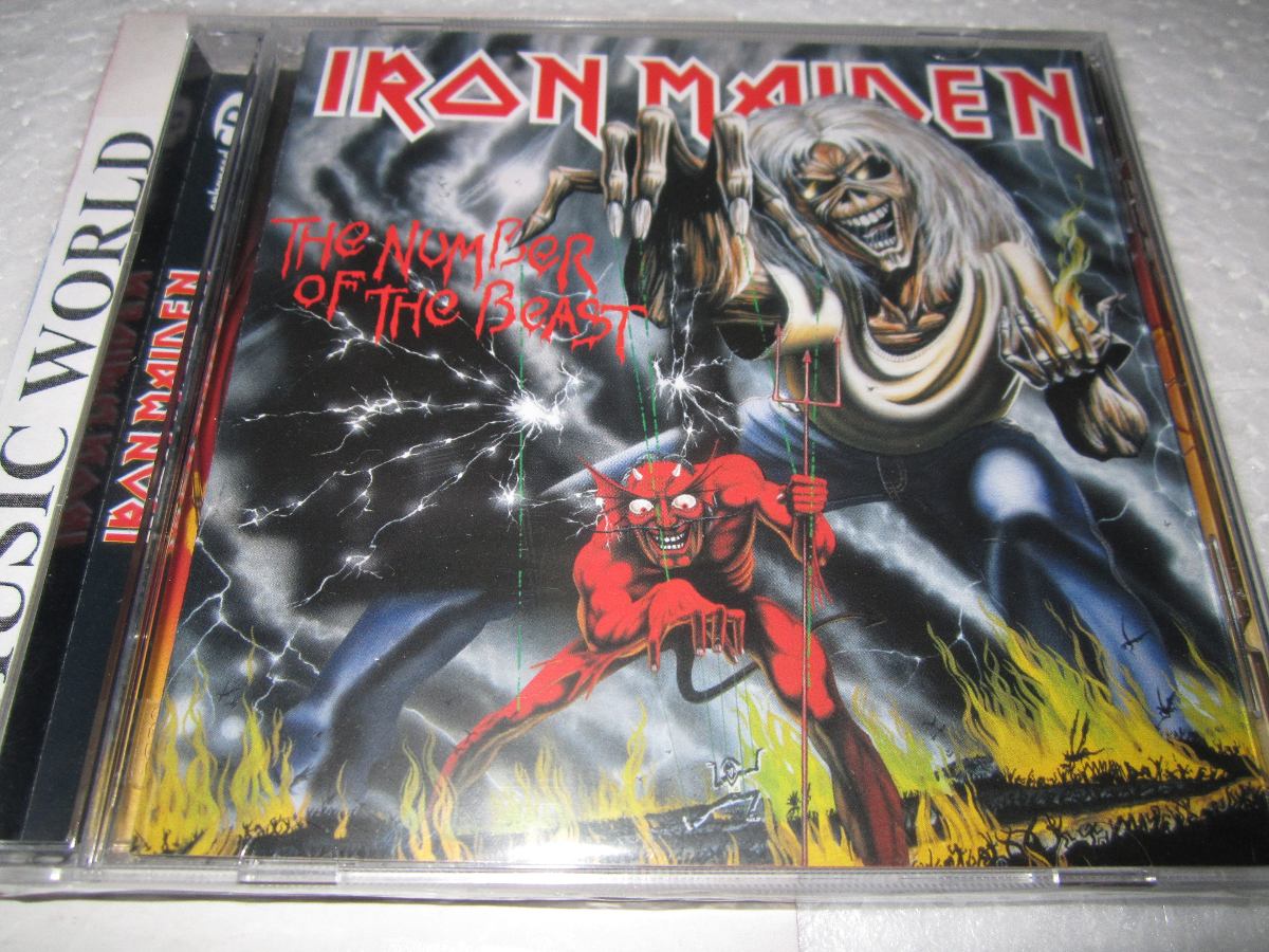 iron maiden the number of the beast cd nuevo sellado 45 000