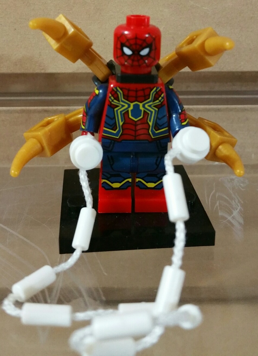 Iron Spider Avengers Infinity War Tipo Lego - $ 35.00 en Mercado Libre
