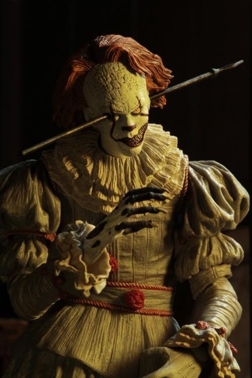 IT 7/" Bill Skarsgard Action Figure NECA Ultimate Well House PENNYWISE CLOWN