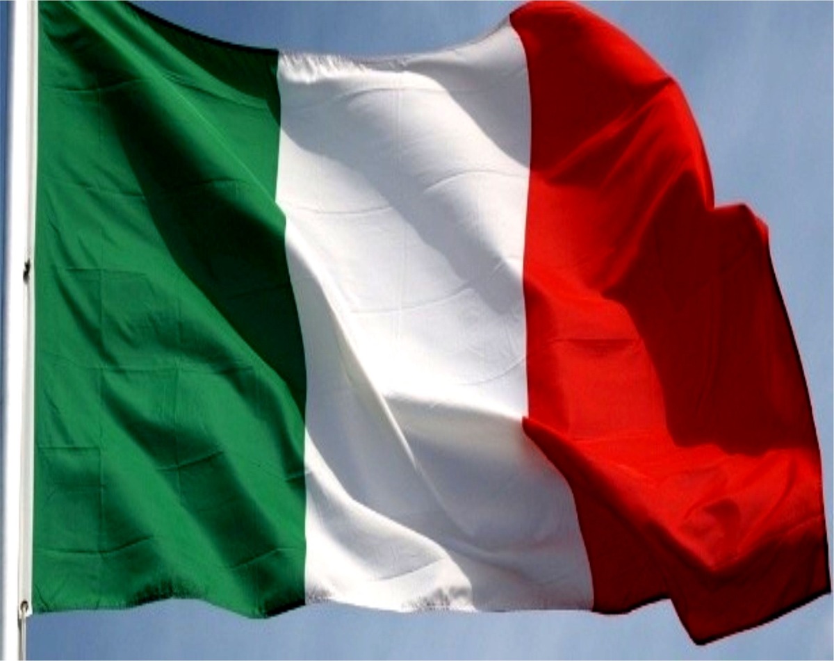 Italia Bandeira Oficial 1,30 Padrão Luxo Copa Nova - R ...