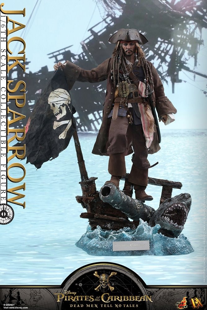 Pirates of the Caribbean Jack Sparrow 15 cm//6 /'/' Box Figure Doll Toys