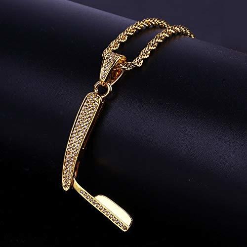 Collar Colgante Hombre Acero Inoxidable Cuchilla Hip Hop Regalo San Valentin
