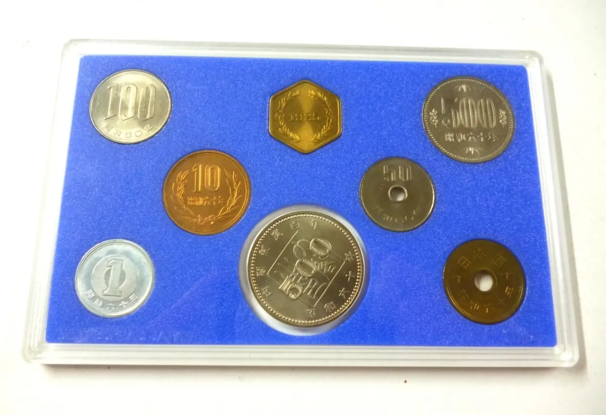 Japon Ano 1985 Set De 7 Monedas Km Ms 15 Proof 2 100 00 En