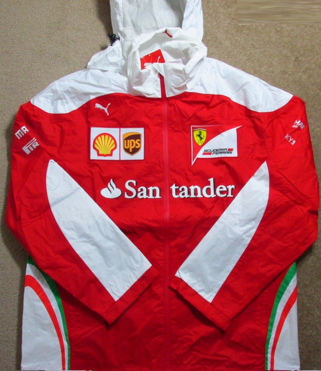 jaqueta santander ferrari original