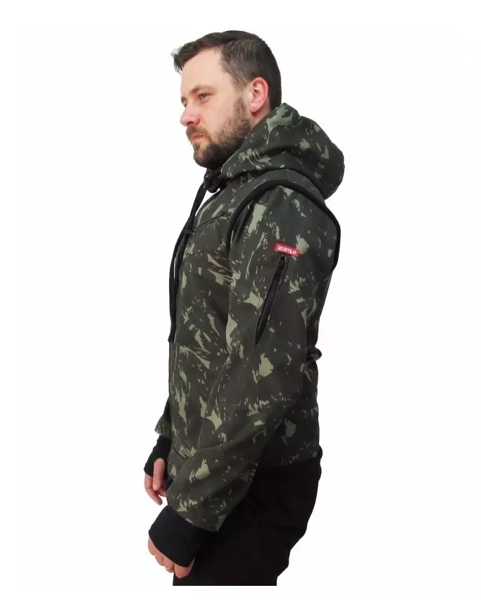 jaqueta camuflada masculina