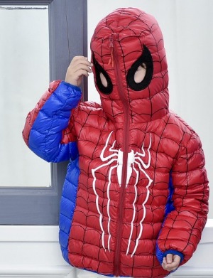 jaqueta infantil homem aranha