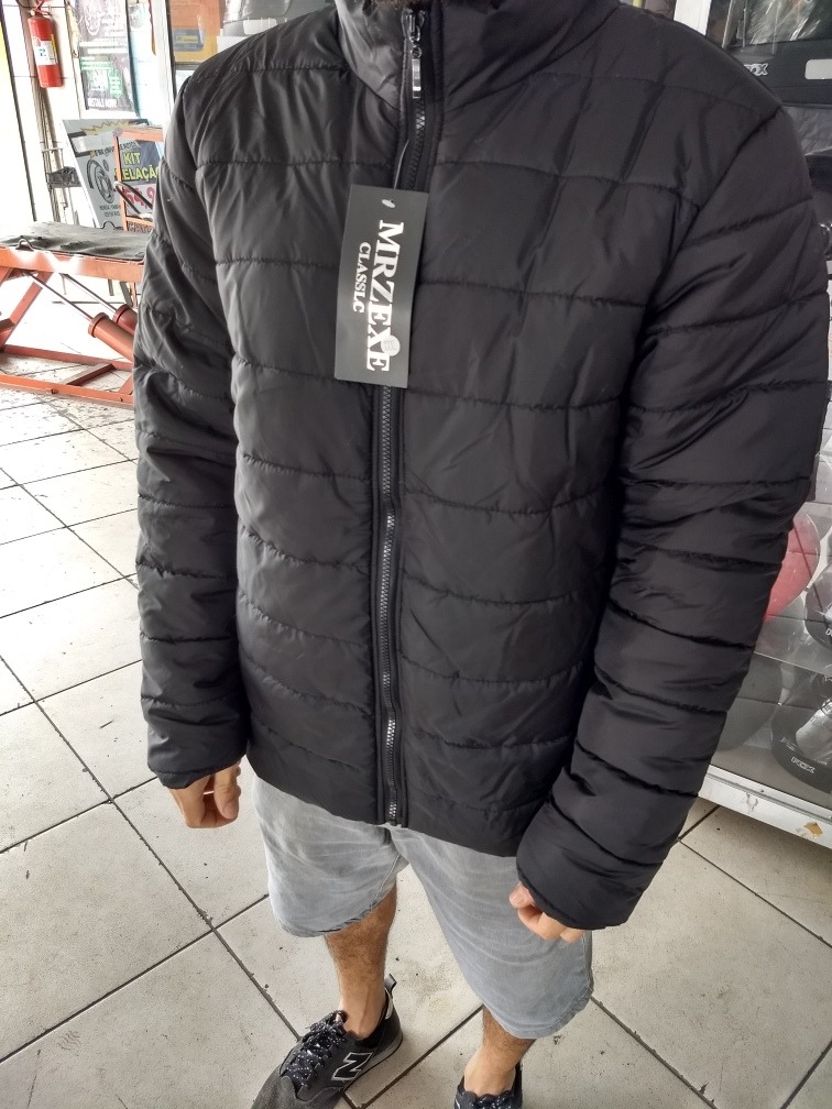 jaqueta de frio preta