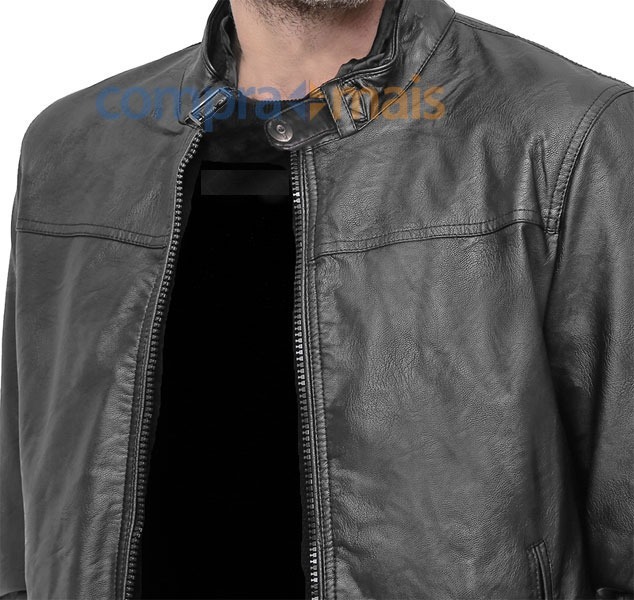 jaqueta masculina couro mercado livre