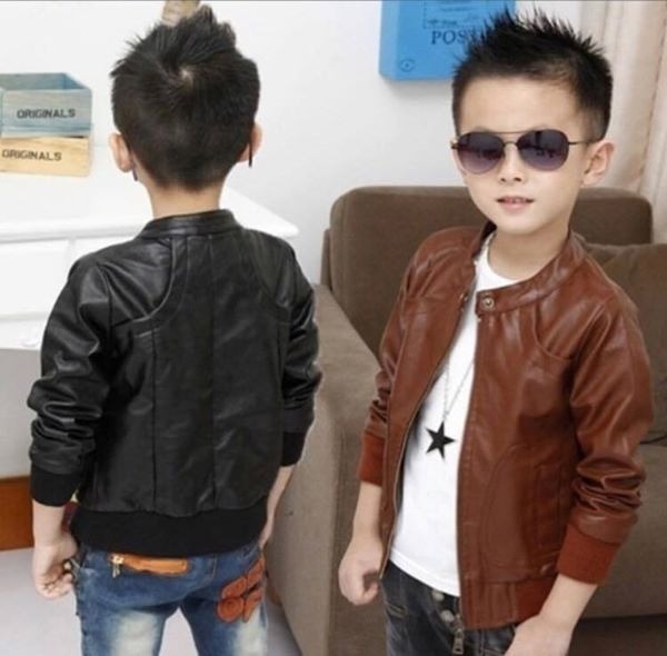 jaqueta de couro infantil mercado livre