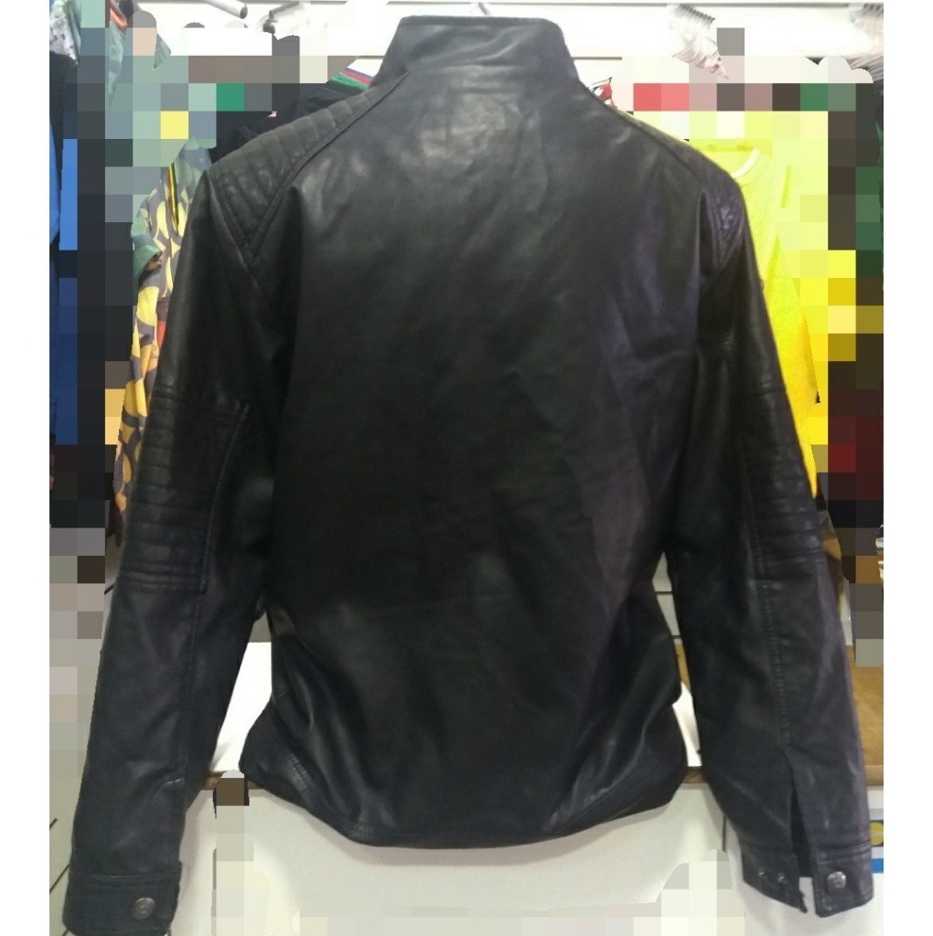 jaqueta de couro masculina xinvmong