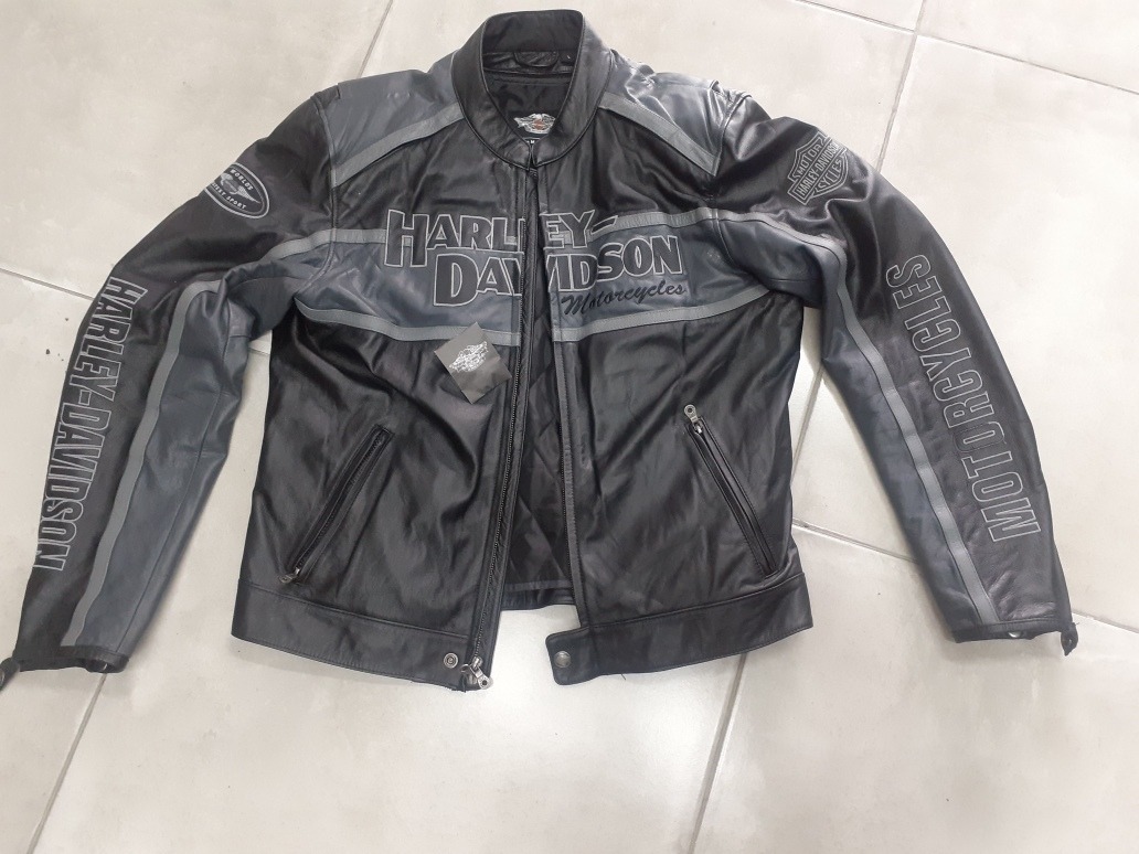 jaqueta de couro original harley davidson