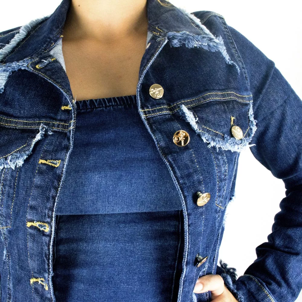 jaquetas femininas jeans mercado livre