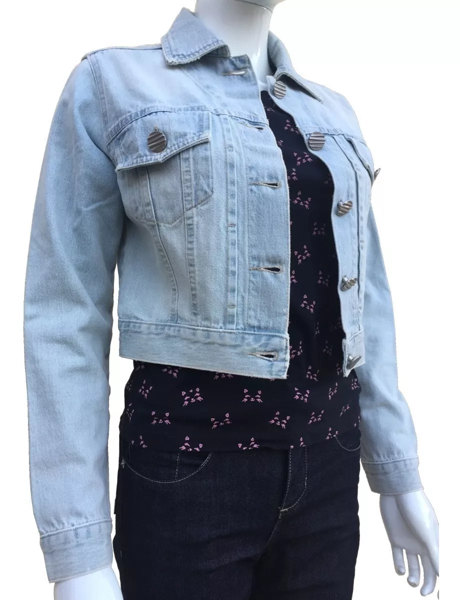 jaqueta feminina jeans curta