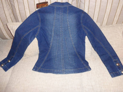 jaqueta jeans manchada