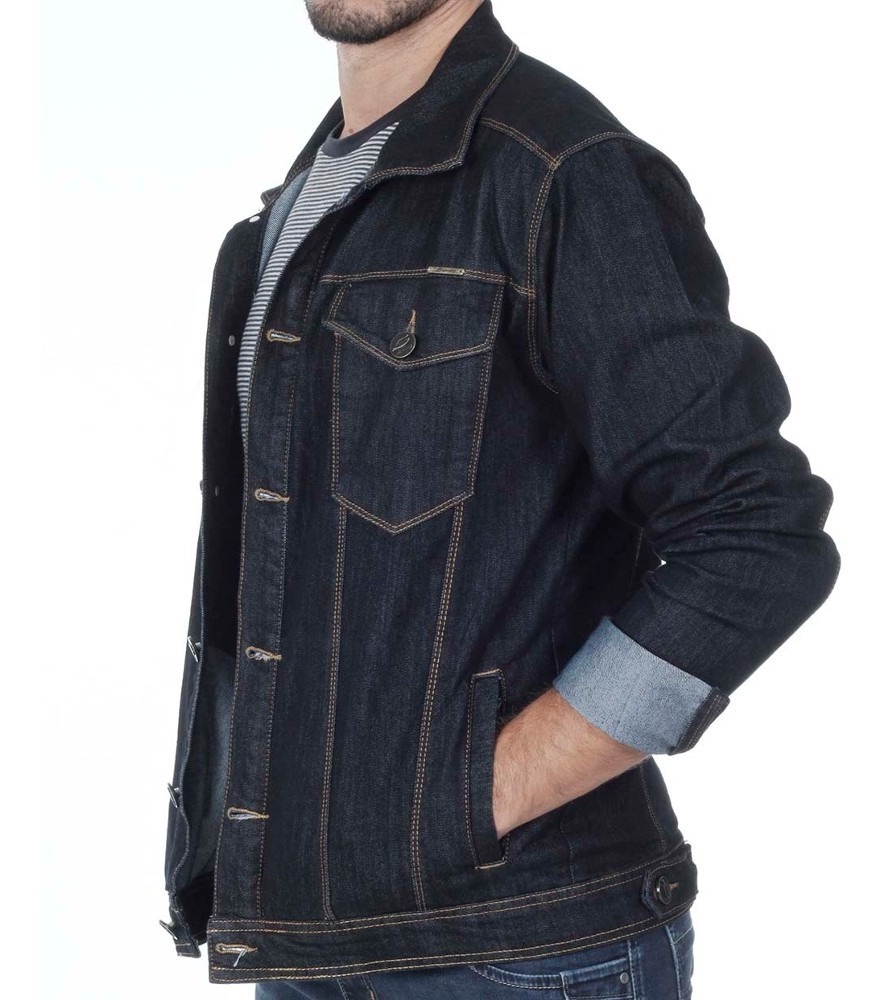jaqueta jeans masculina sawary