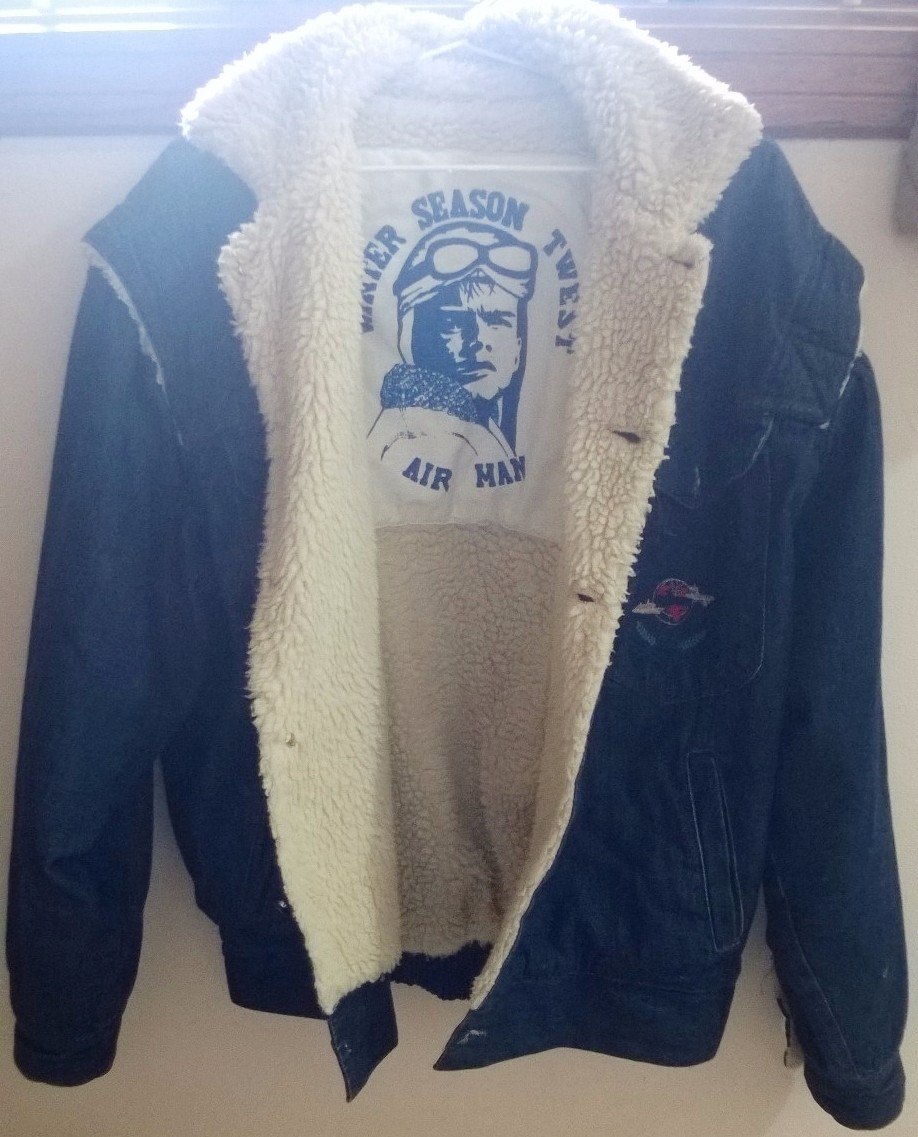 jaqueta masculina jeans forrada