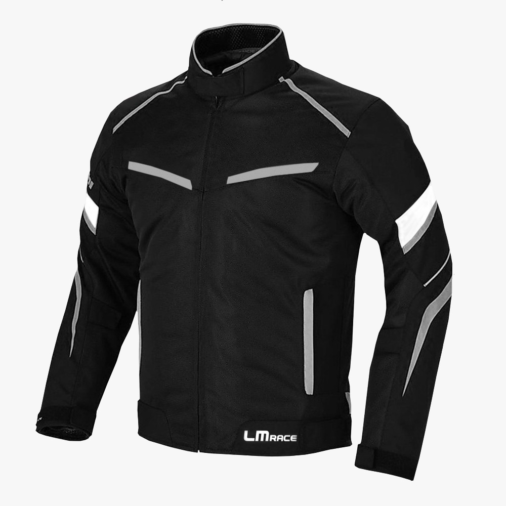 jaqueta motociclista masculina