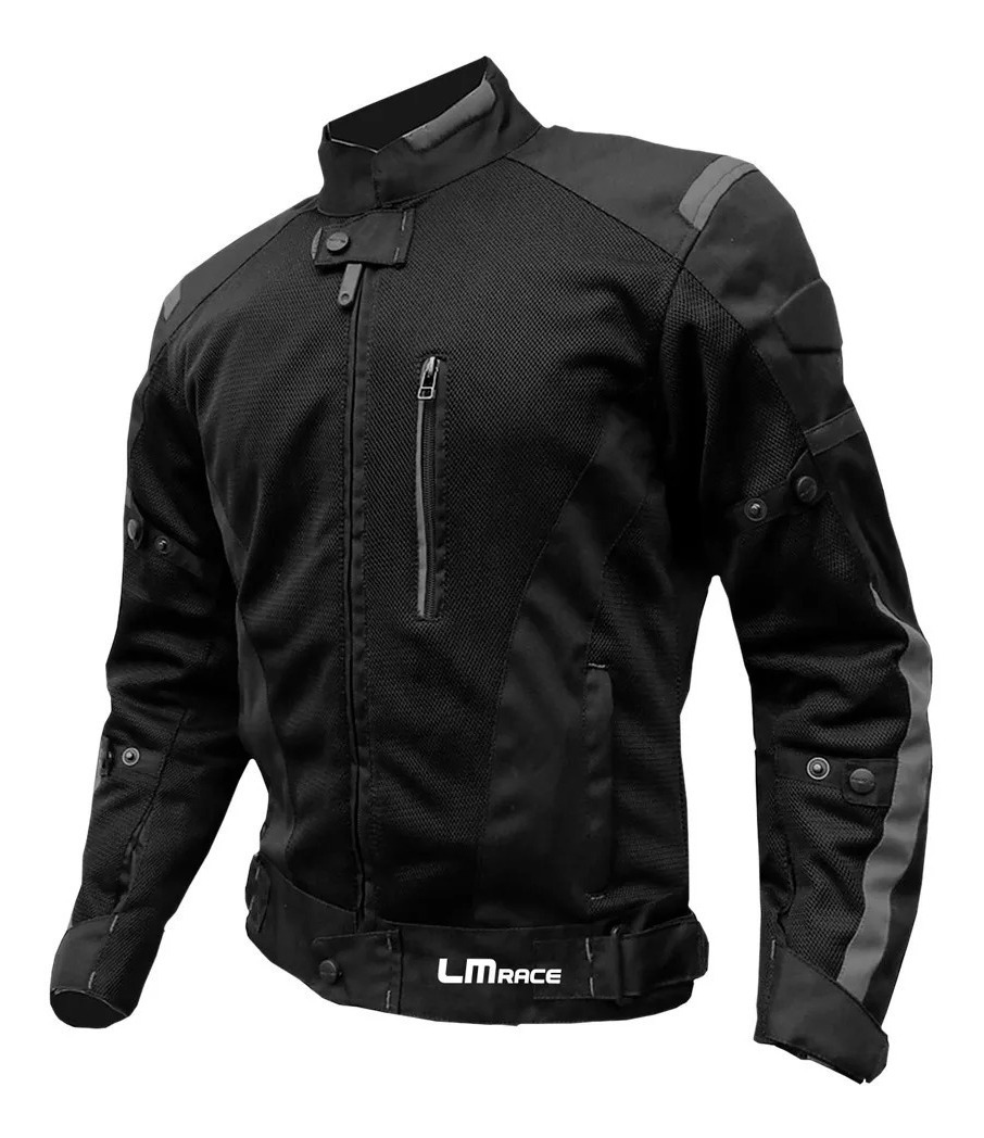 jaqueta motociclista masculina