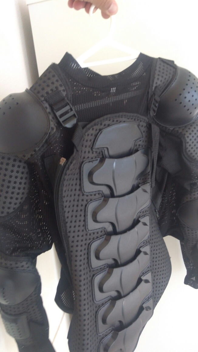jaqueta de motociclista com proteção