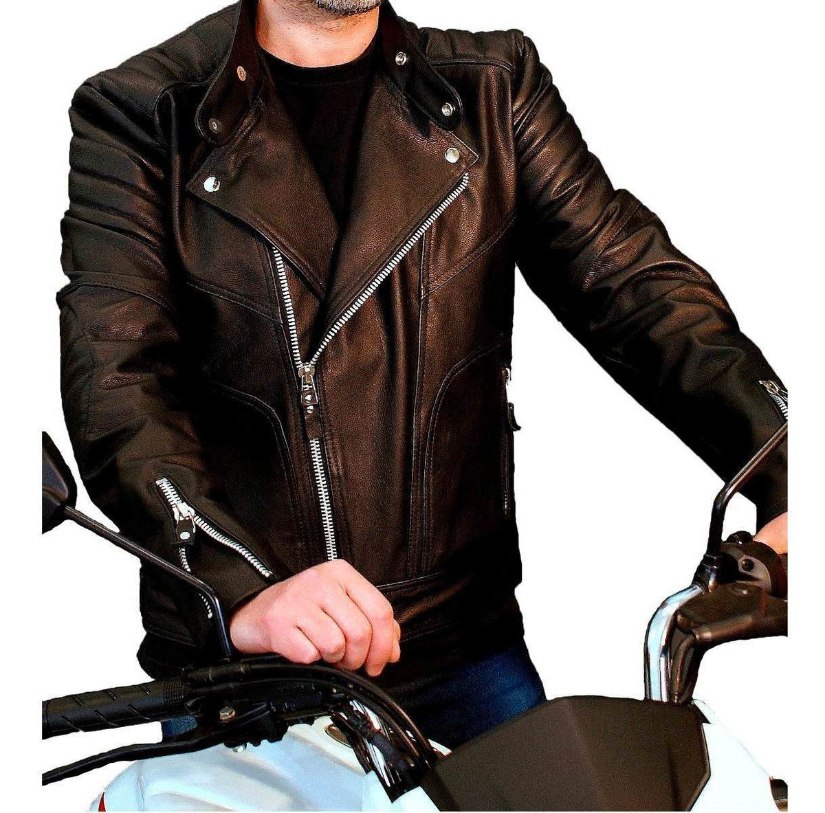 jaqueta de motoqueiro no mercado livre